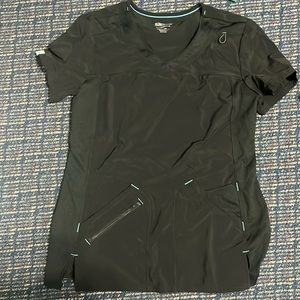 Black scrub top size xs